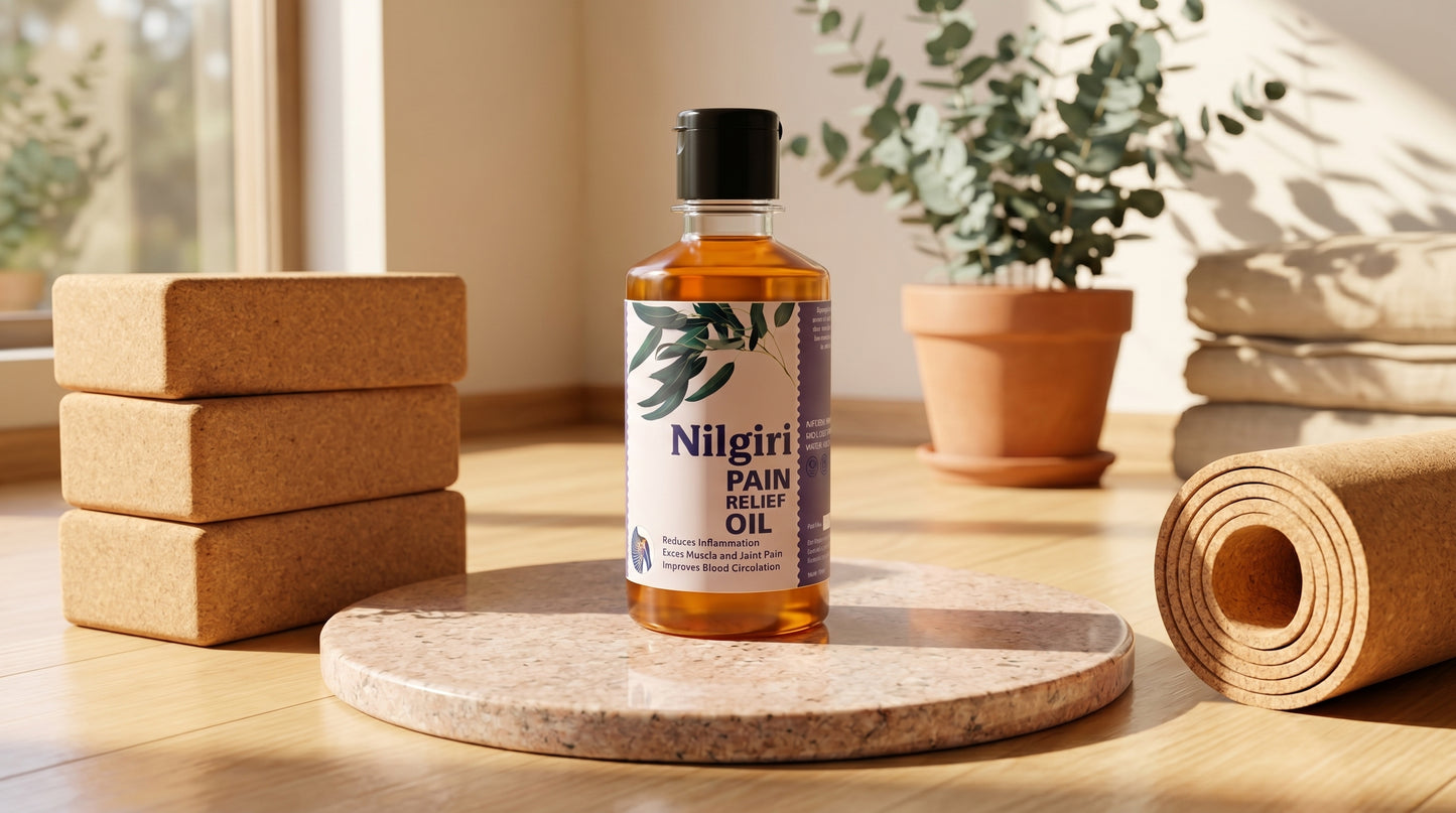 The Essence of the Blue Mountains: Nilgiri Pain Relief Oil