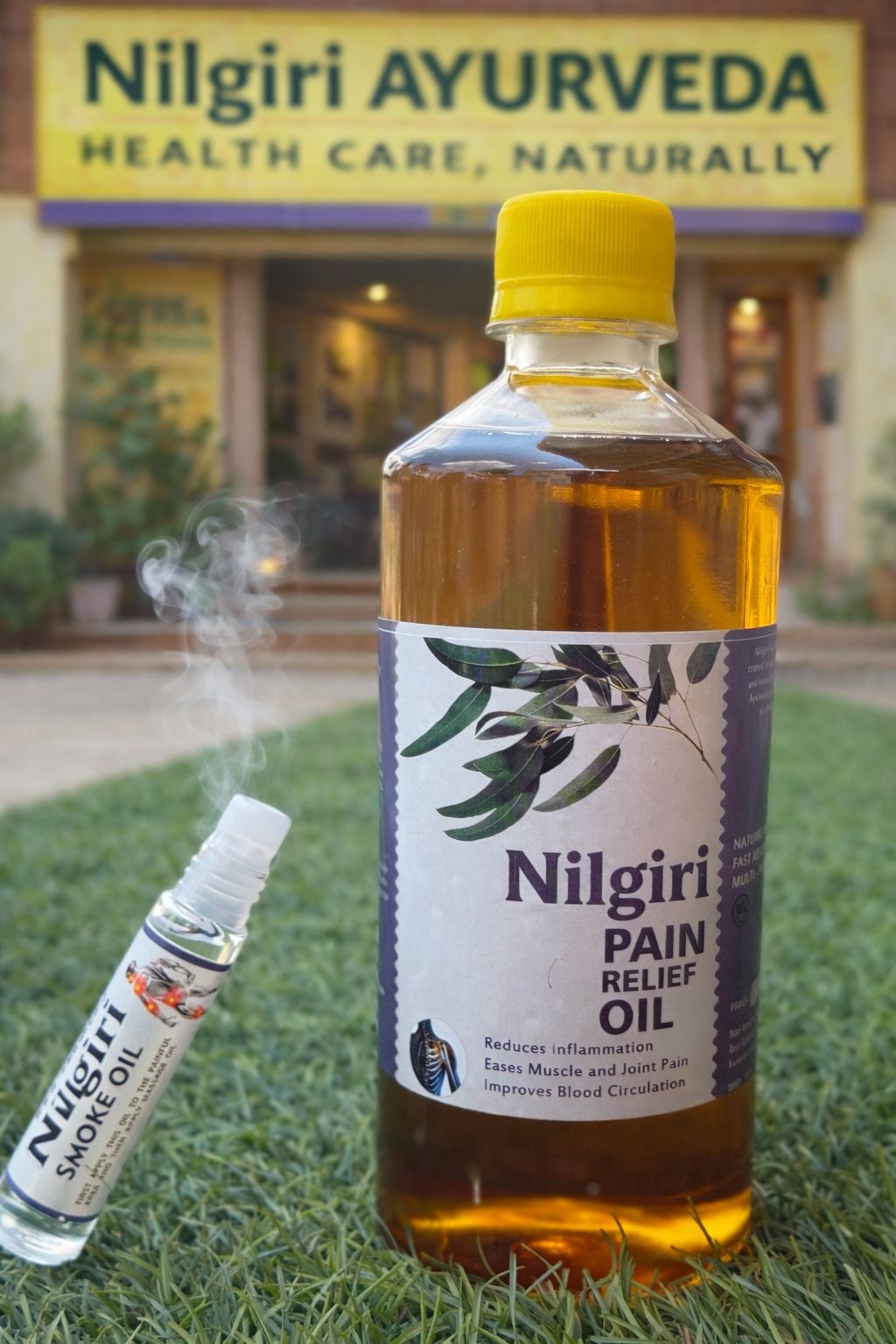 The Essence of the Blue Mountains: Nilgiri Pain Relief Oil